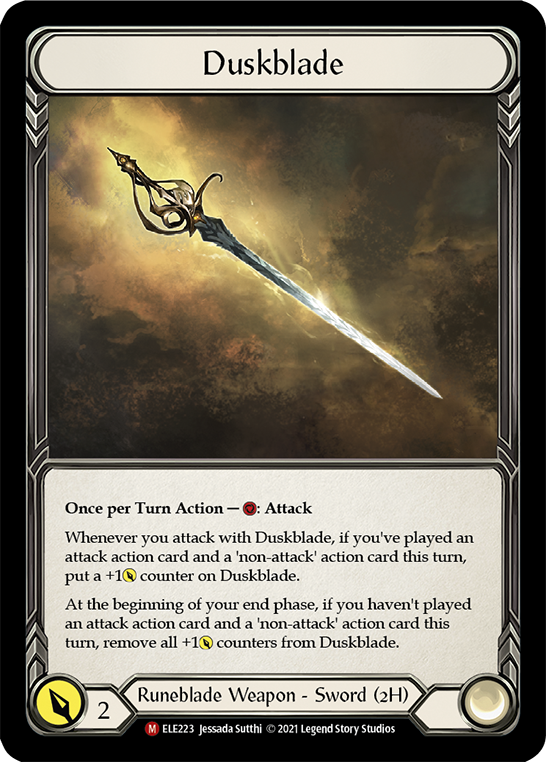 Duskblade [ELE223] (Tales of Aria)  1st Edition Cold Foil | Good Games Adelaide SA