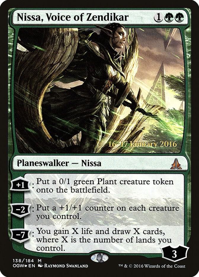 Nissa Voice of Zendikar 138 (Prerelease Cards)  - Foil | Good Games Adelaide SA