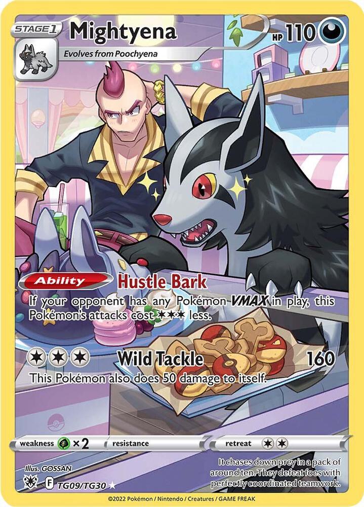 Mightyena TG09/TG30 (SWSH10: Astral Radiance Trainer Gallery)  - Holofoil | Good Games Adelaide SA