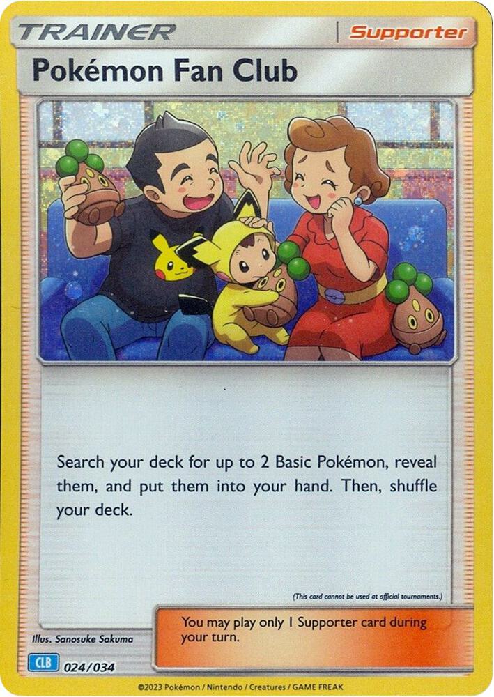 Pokemon Fan Club CLB 024/034 (Trading Card Game Classic)  - Holofoil | Good Games Adelaide SA