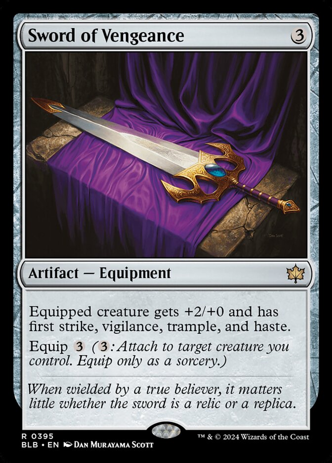 Sword of Vengeance 395 (Bloomburrow)  | Good Games Adelaide SA