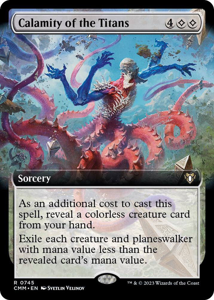 Calamity of the Titans 745 (Commander Masters)  - Foil | Good Games Adelaide SA