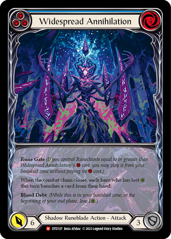 Widespread Annihilation (Extended Art) [DTD137] (Dusk Till Dawn)  Rainbow Foil | Good Games Adelaide SA