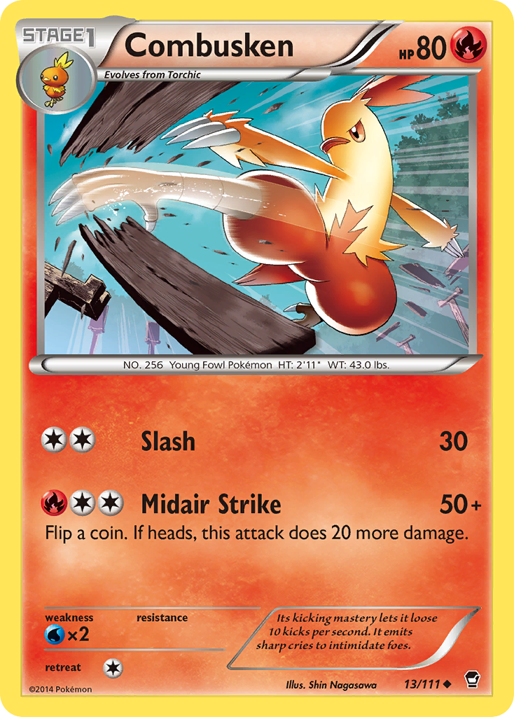 Combusken (13/111) [XY: Furious Fists] | Good Games Adelaide SA