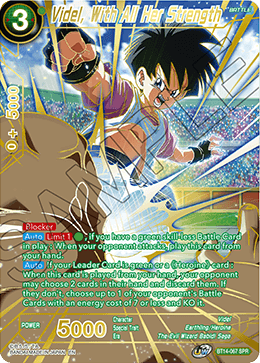Videl, With All Her Strength (SPR) (BT14-067) [Cross Spirits] | Good Games Adelaide SA