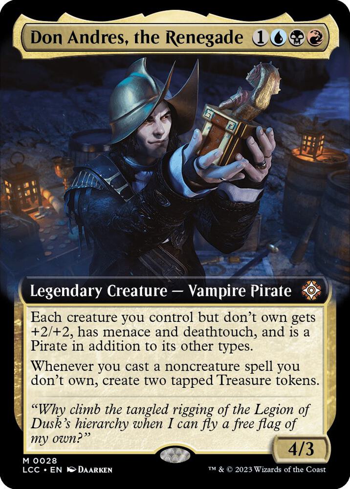 Don Andres, the Renegade 28 (Commander: The Lost Caverns of Ixalan)  - Foil | Good Games Adelaide SA