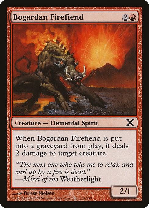 Bogardan Firefiend 193 (10th Edition)  - Foil | Good Games Adelaide SA