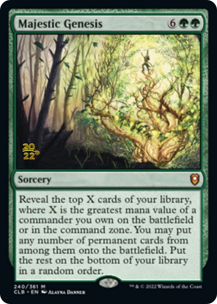 Majestic Genesis 240 (Prerelease Cards)  - Foil | Good Games Adelaide SA