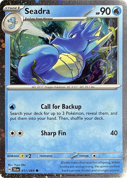 Seadra 011/064 (Miscellaneous Cards & Products)  - Cosmo Holofoil | Good Games Adelaide SA