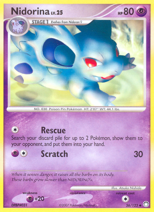 Nidorina (56/123) [Diamond & Pearl: Mysterious Treasures] | Good Games Adelaide SA