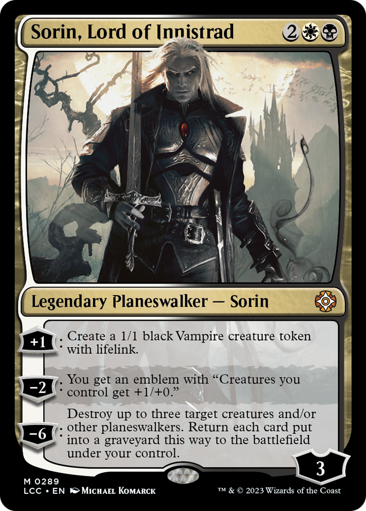 Sorin, Lord of Innistrad [The Lost Caverns of Ixalan Commander] | Good Games Adelaide SA
