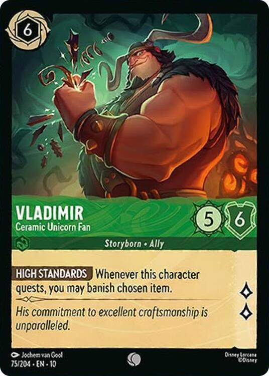 Vladimir Ceramic Unicorn Fan 75/204 (Whispers in the Well)  | Good Games Adelaide SA