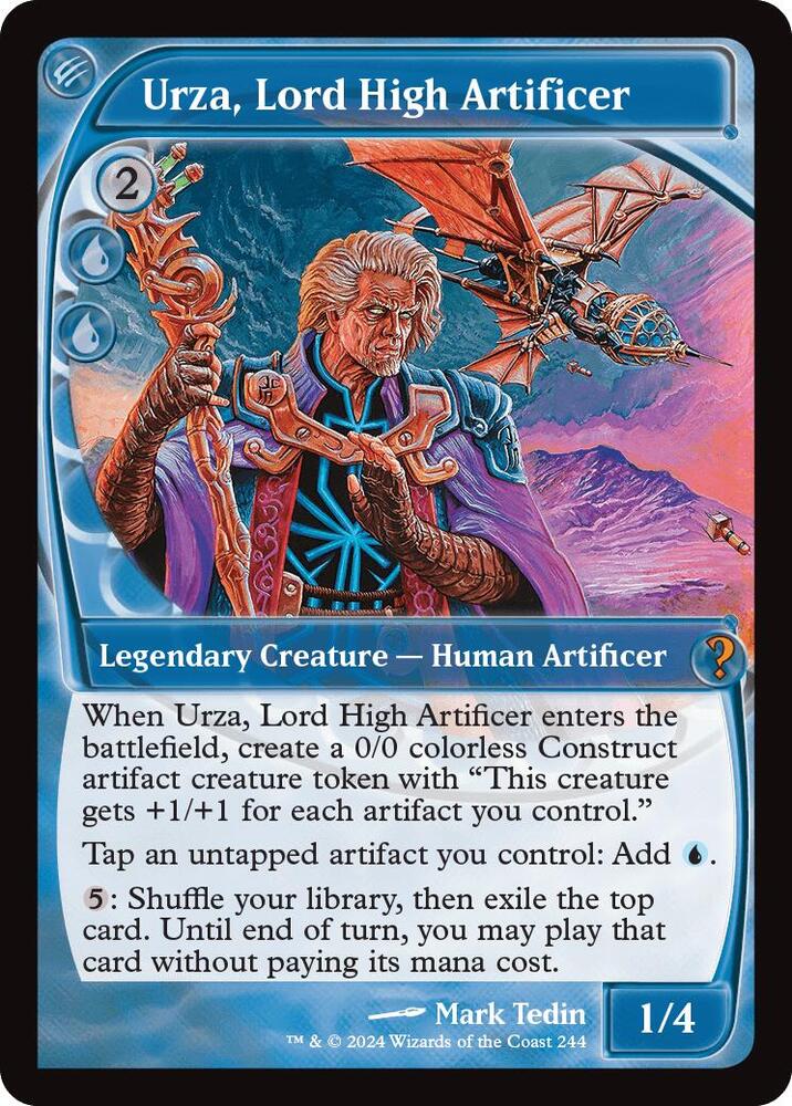 Urza, Lord High Artificer 244 (Mystery Booster 2)  - Foil | Good Games Adelaide SA