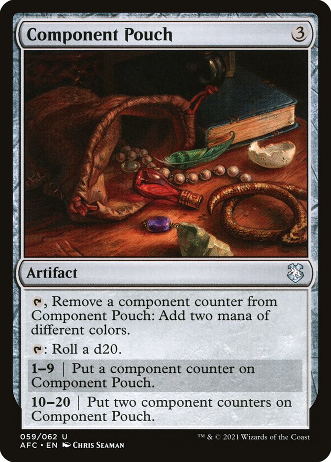Component Pouch 59 (Commander: Adventures in the Forgotten Realms)  | Good Games Adelaide SA