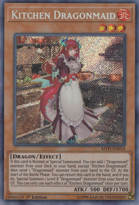 Kitchen Dragonmaid [MYFI-EN018] Secret Rare | Good Games Adelaide SA