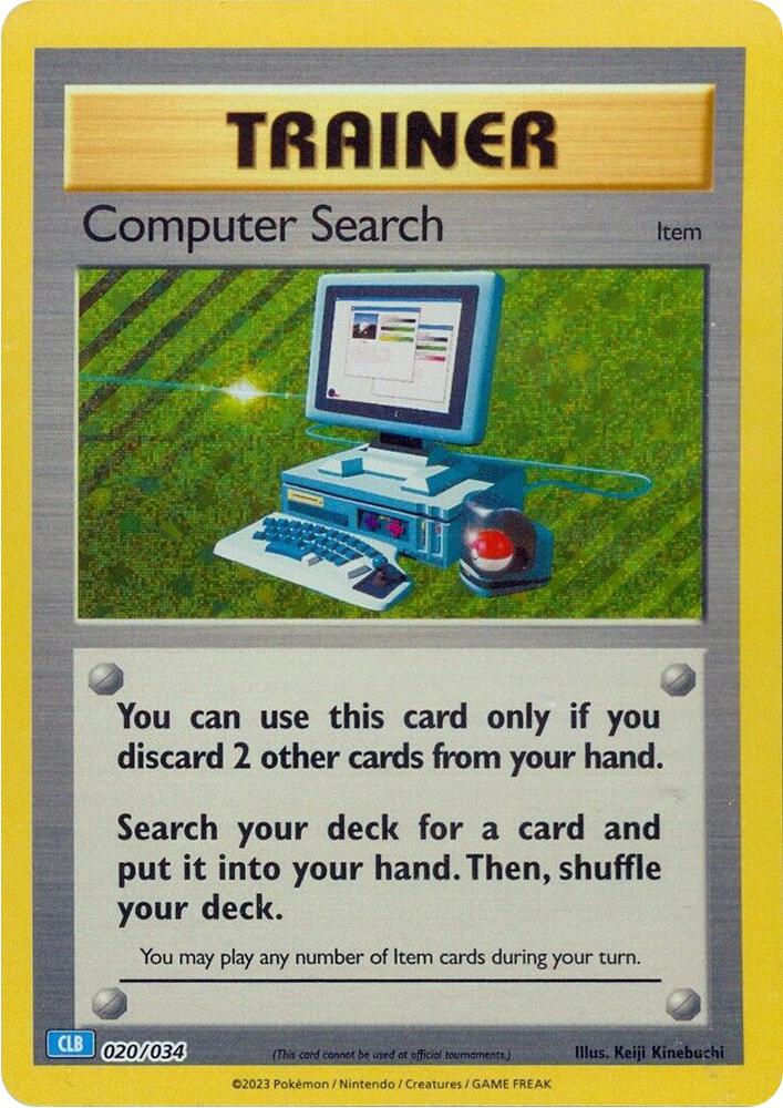 Computer Search CLB 020/034 (Trading Card Game Classic)  - Holofoil | Good Games Adelaide SA