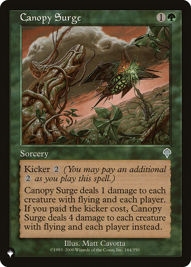 Canopy Surge [The List Reprints] | Good Games Adelaide SA