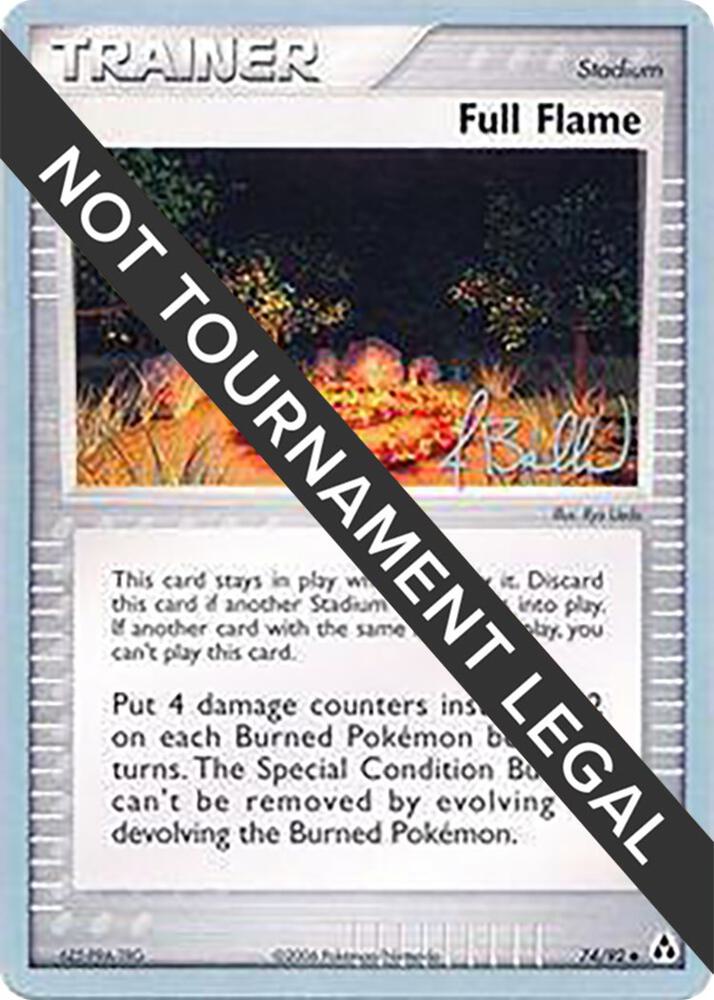 Full Flame 2006 Jimmy Ballard 74/92 (World Championship Decks)  | Good Games Adelaide SA