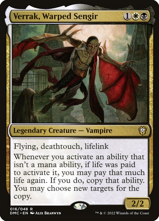 Verrak, Warped Sengir 16 (Commander: Dominaria United)  | Good Games Adelaide SA