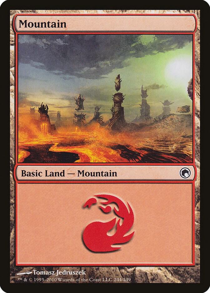 Mountain 244 (Scars of Mirrodin)  | Good Games Adelaide SA