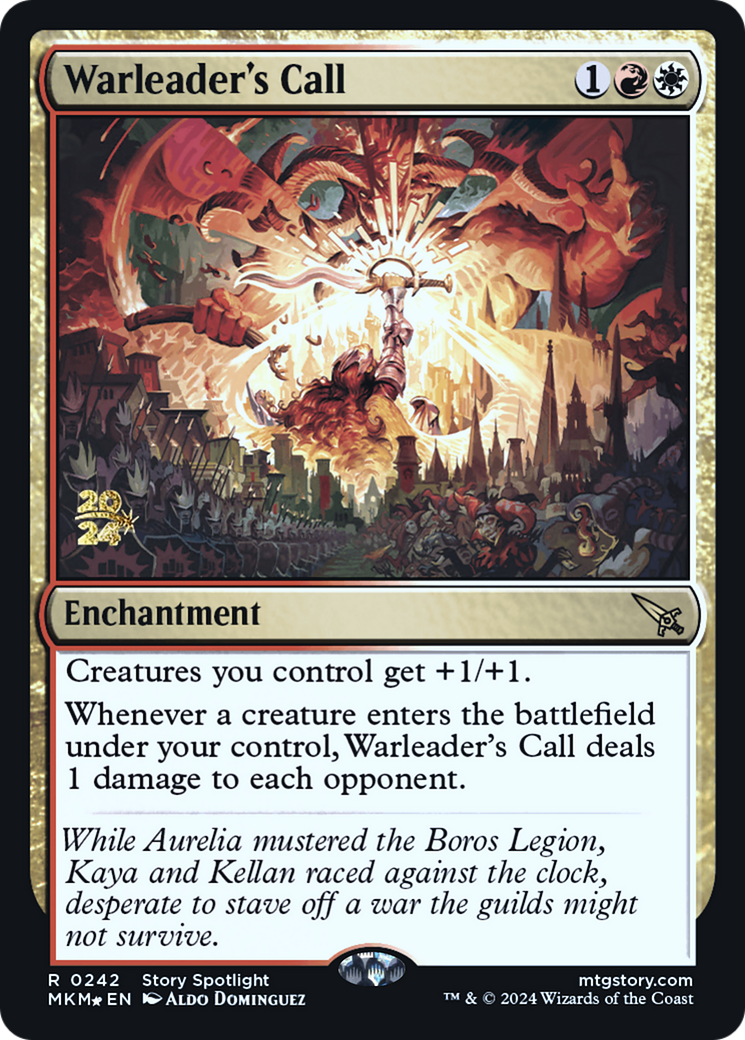 Warleader's Call [Murders at Karlov Manor Prerelease Promos] | Good Games Adelaide SA