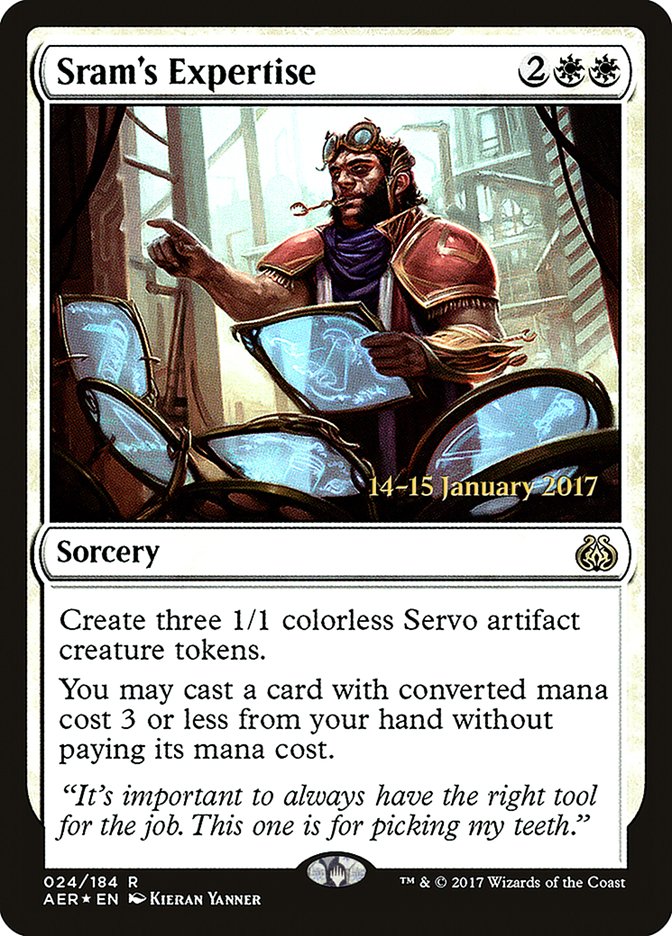 Sram's Expertise [Aether Revolt Promos] | Good Games Adelaide SA