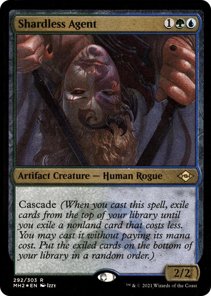 Shardless Agent Foil Etched 292 (Modern Horizons 2)  - Foil | Good Games Adelaide SA