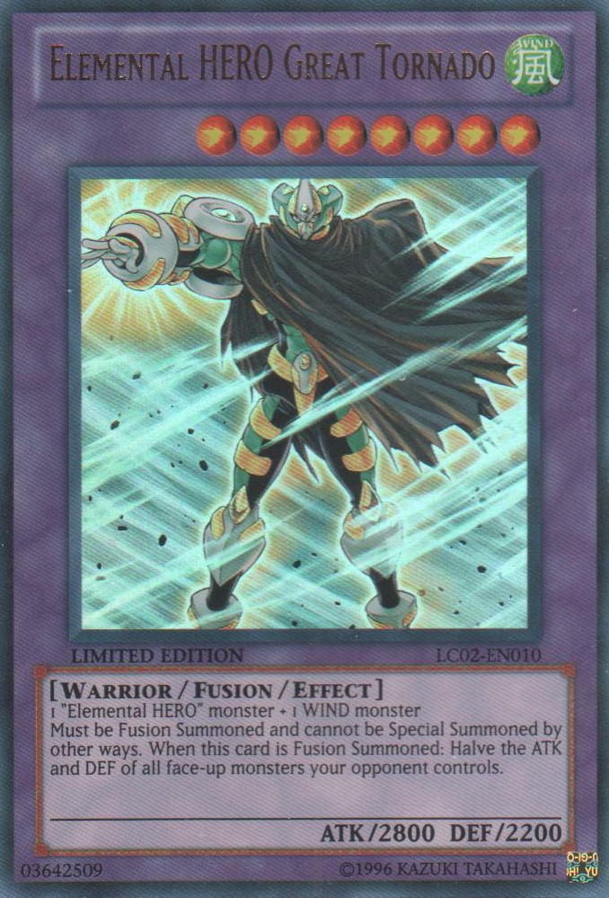Elemental HERO Great Tornado [LC02-EN010] Ultra Rare | Good Games Adelaide SA