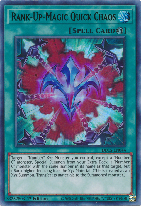 Rank-Up-Magic Quick Chaos (Green) [DLCS-EN044] Ultra Rare | Good Games Adelaide SA