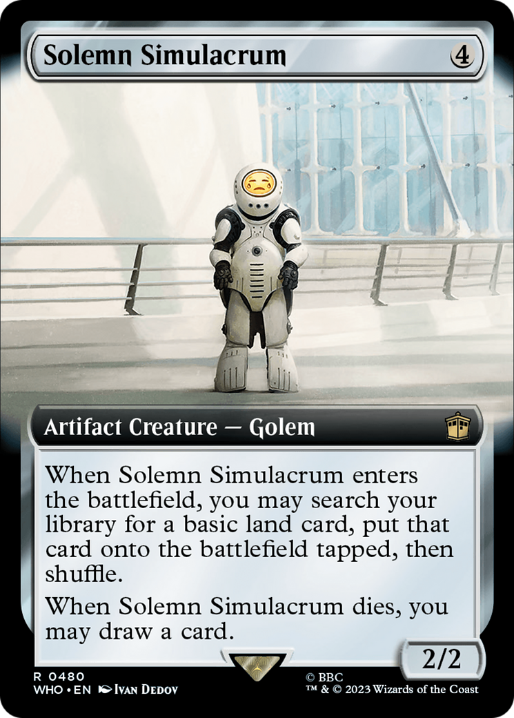 Solemn Simulacrum (Extended Art) [Doctor Who] | Good Games Adelaide SA