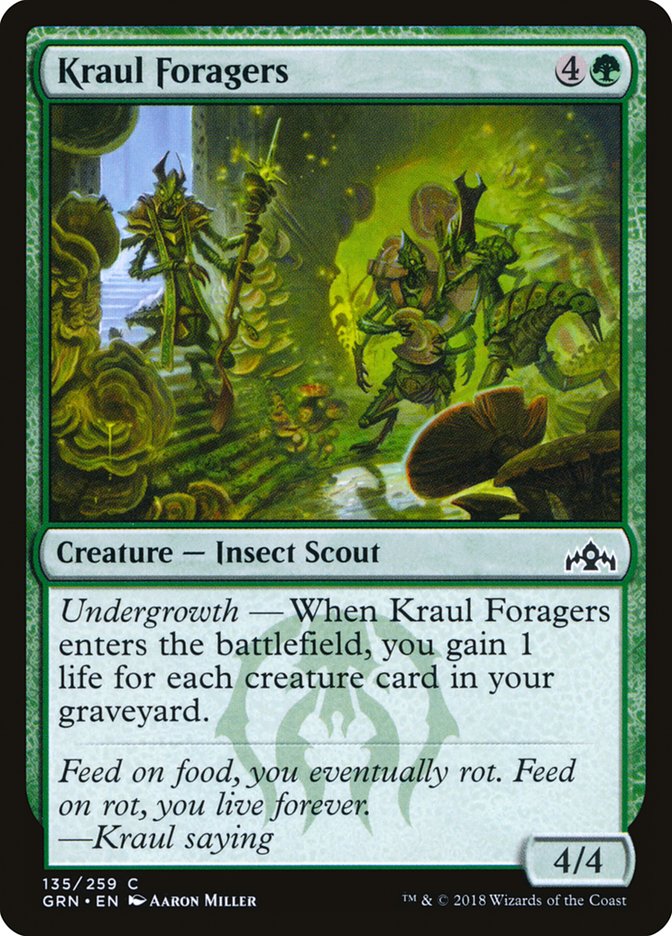 Kraul Foragers 135 (Guilds of Ravnica)  - Foil | Good Games Adelaide SA