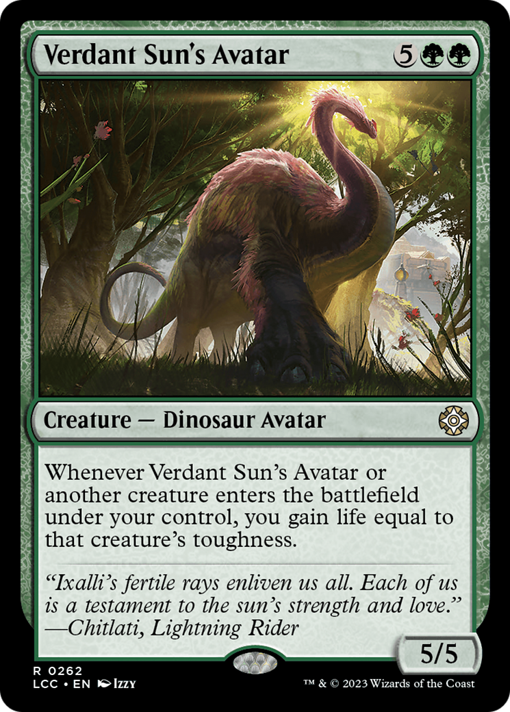 Verdant Sun's Avatar [The Lost Caverns of Ixalan Commander] | Good Games Adelaide SA