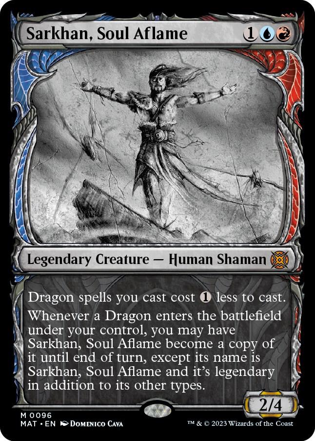 Sarkhan, Soul Aflame 96 (March of the Machine: The Aftermath)  - Showcase Foil | Good Games Adelaide SA