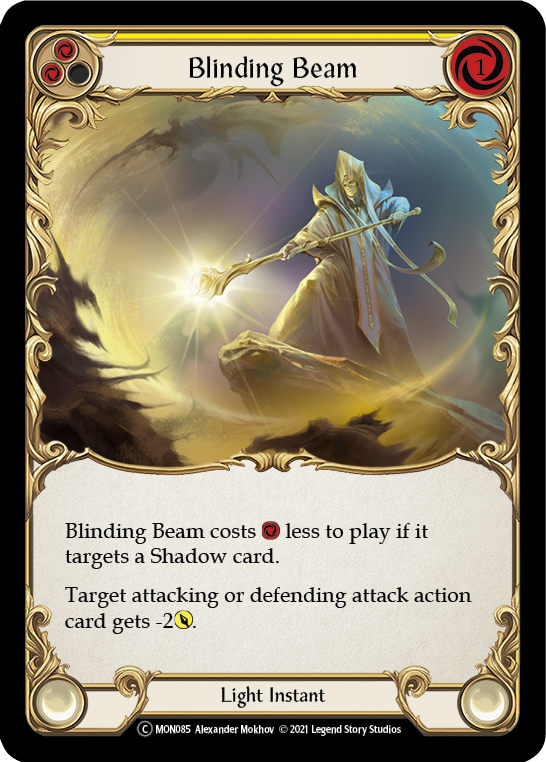 Blinding Beam (Yellow) [U-MON085] Unlimited Normal | Good Games Adelaide SA
