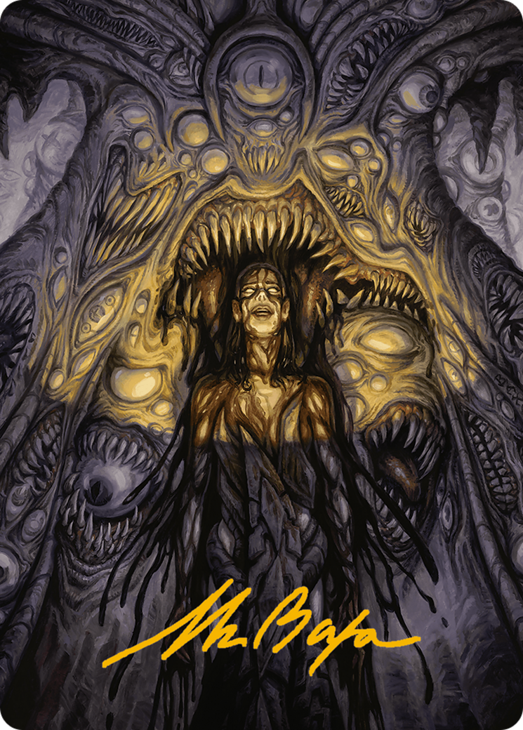 Chthonian Nightmare Art Card (Gold-Stamped Signature) [Modern Horizons 3 Art Series] | Good Games Adelaide SA
