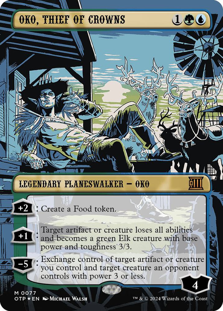 Oko Thief of Crowns 77 (Outlaws of Thunder Junction: Breaking News)  - Foil | Good Games Adelaide SA