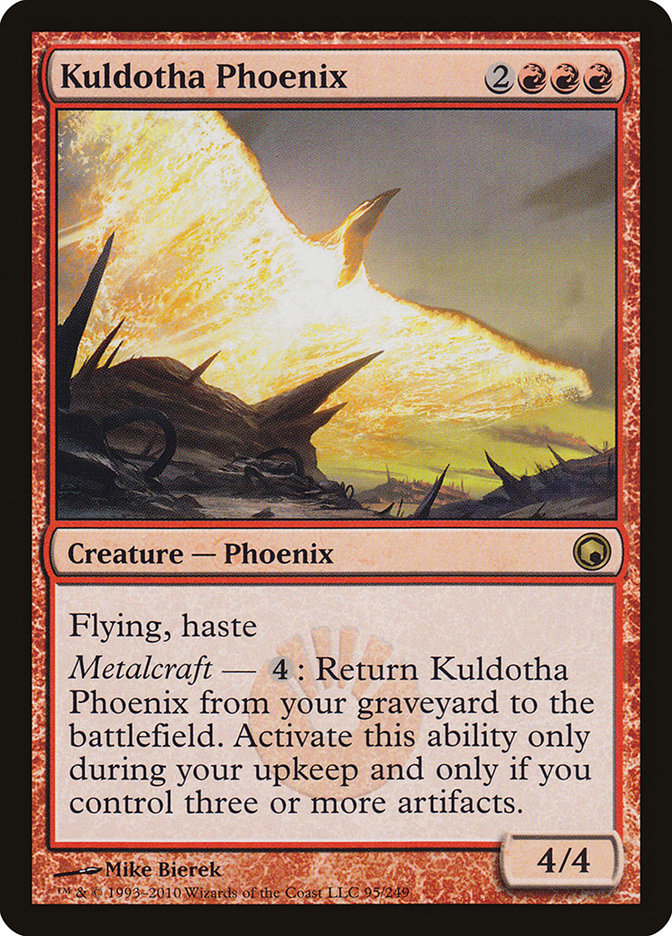 Kuldotha Phoenix 95 (Scars of Mirrodin)  - Foil | Good Games Adelaide SA