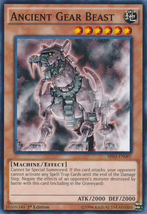 Ancient Gear Beast [SR03-EN007] Common | Good Games Adelaide SA