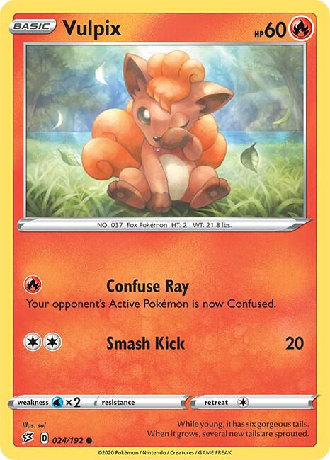 Vulpix 024/192 (SWSH02: Rebel Clash)  | Good Games Adelaide SA
