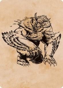 Owlbear Showcase Art Card 76 (Art Series: Adventures in the Forgotten Realms)  | Good Games Adelaide SA