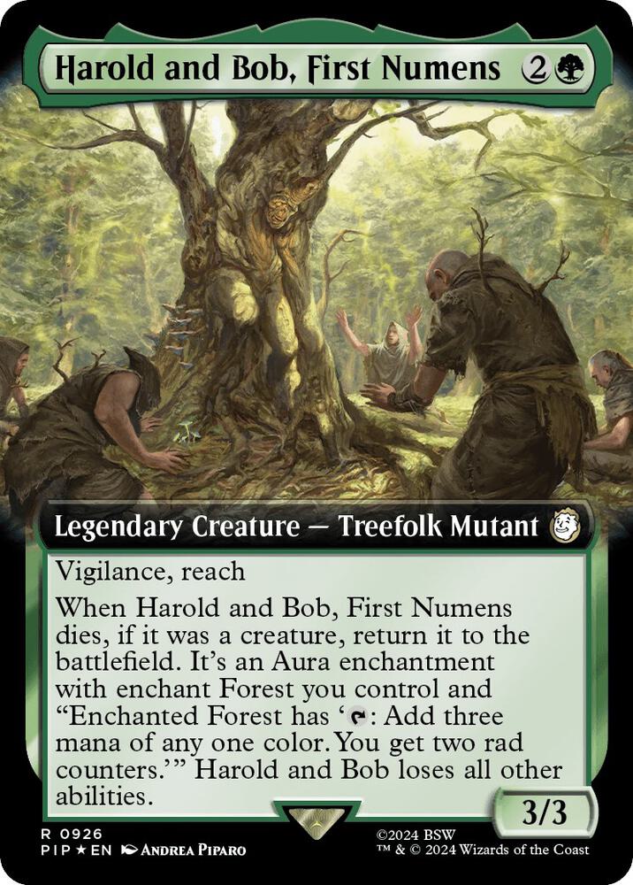 Harold and Bob First Numens Extended Art Surge Foil 926 (Universes Beyond: Fallout)  - Foil | Good Games Adelaide SA