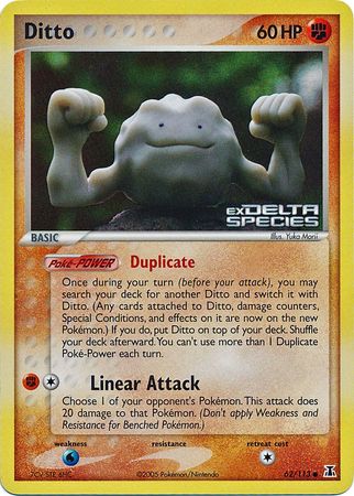 Ditto (62/113) (Stamped) [EX: Delta Species] | Good Games Adelaide SA
