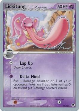 Lickitung (19/101) (Delta Species) (Legendary Ascent - Tom Roos) [World Championships 2007] | Good Games Adelaide SA