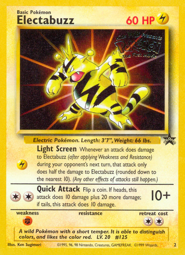 Electabuzz (2) [Wizards of the Coast: Black Star Promos] | Good Games Adelaide SA