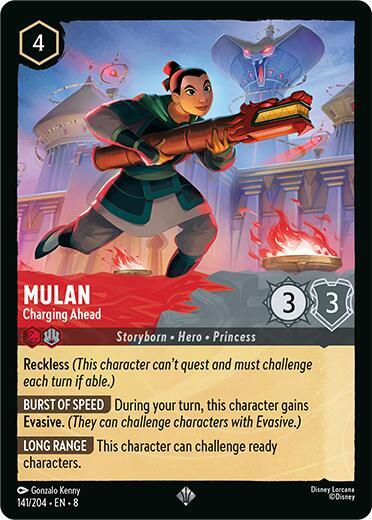 Mulan Charging Ahead 141/204 (Reign of Jafar)  | Good Games Adelaide SA