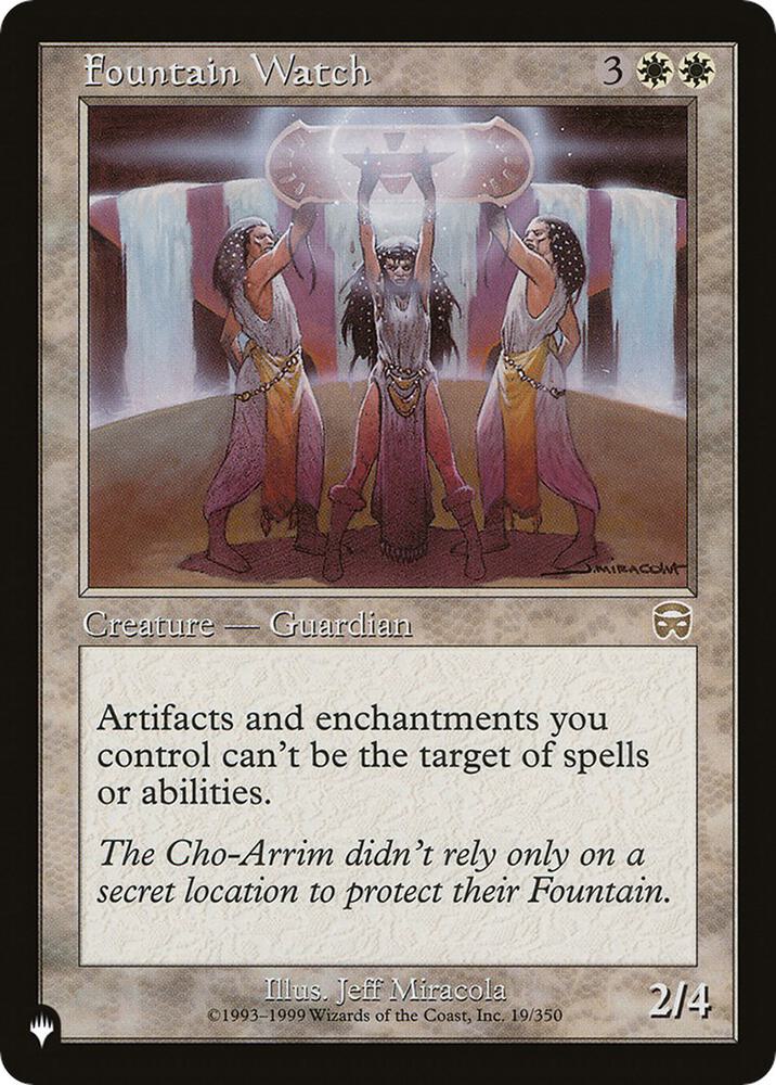 Fountain Watch 19/350 (The List Reprints)  | Good Games Adelaide SA