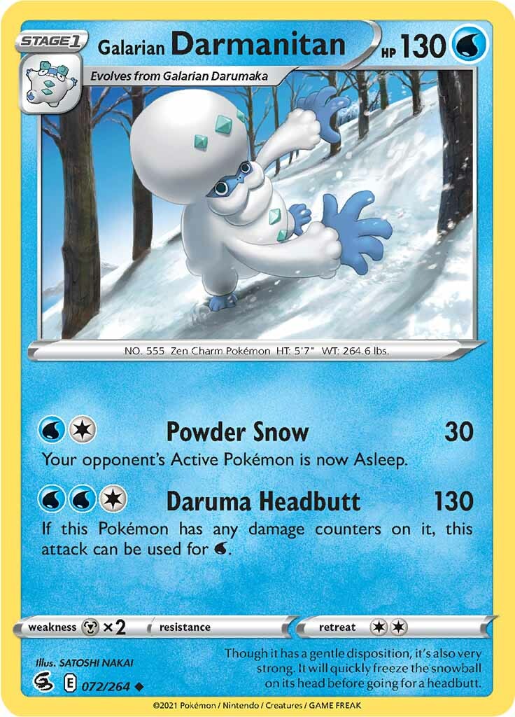 Galarian Darmanitan (072/264) [Sword & Shield: Fusion Strike] | Good Games Adelaide SA