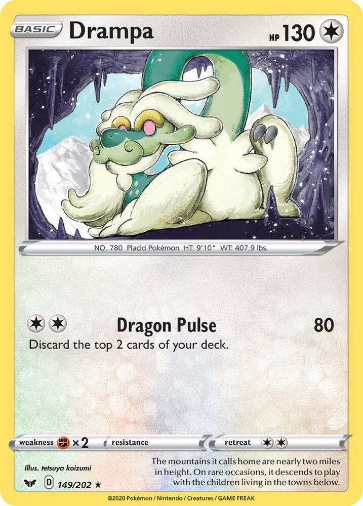 Drampa 149/202 (SWSH01: Sword & Shield Base Set)  | Good Games Adelaide SA