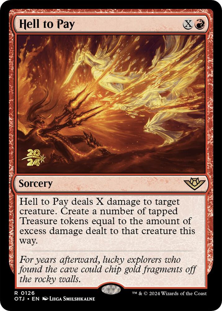 Hell to Pay 126 (Prerelease Cards)  - Foil | Good Games Adelaide SA