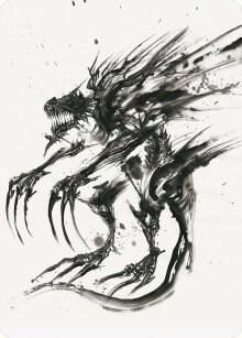 Phyrexian Obliterator Art Card 71 (Art Series: Phyrexia: All Will Be One)  | Good Games Adelaide SA